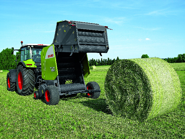 Follow a maintenance and safety checklist to avoid baling problems and accidents. (Photo courtesy of CLAAS)